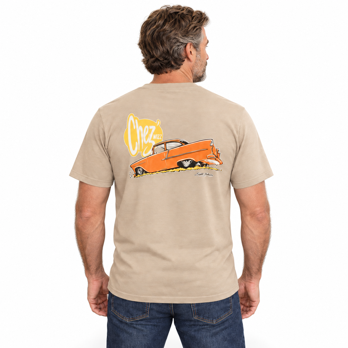 Cheez Wiz T-Shirt in Tan